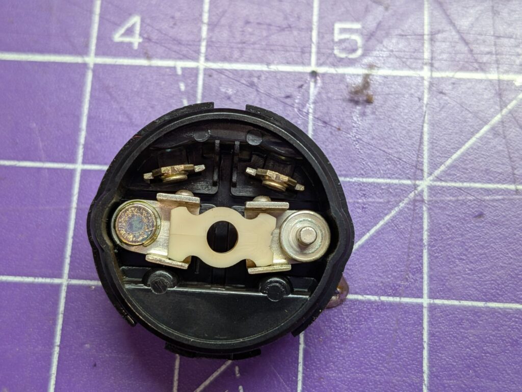 Inside a Vectrex Power Switch
