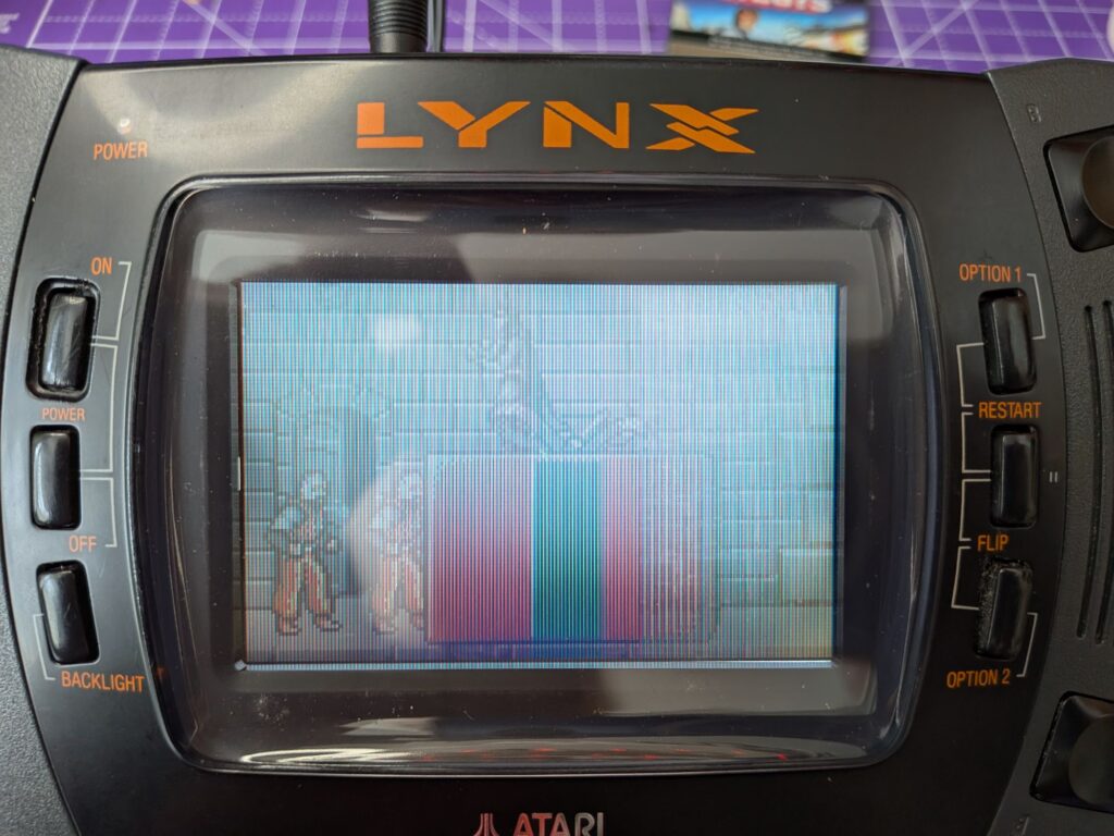 Lines on 1/3 of the screen