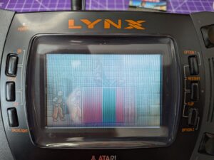Lines on 1/3 of the screen